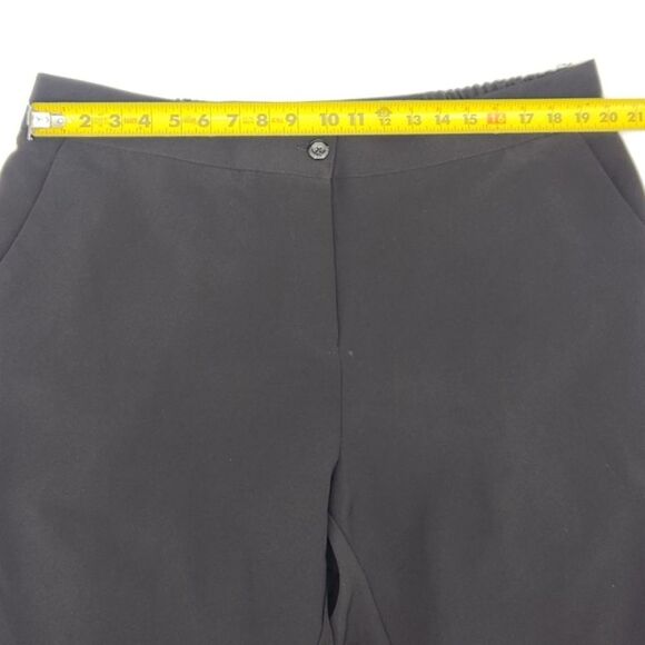 Jessica London Sequins Stripe Tux Pants Trousers 24W Black Straight Leg Formal - Picture 5 of 9